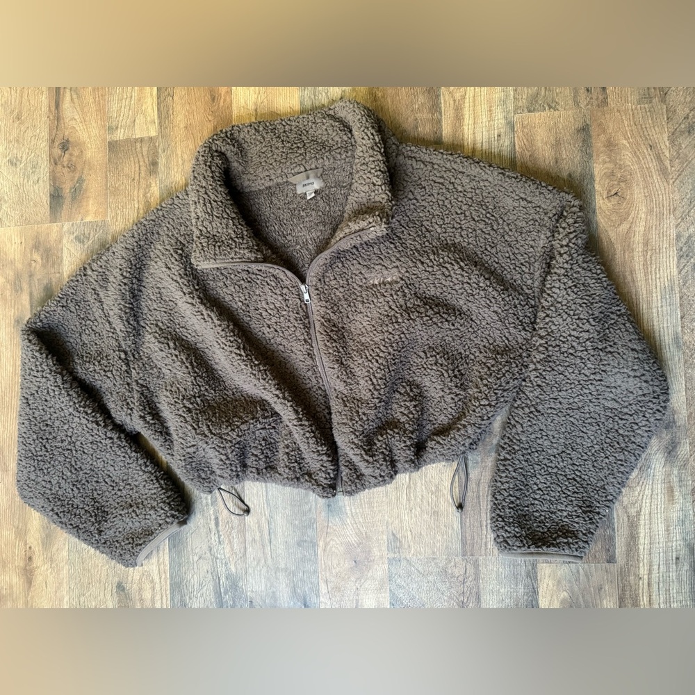 (Cross-listed) SKIMS Gray Teddy Jacket